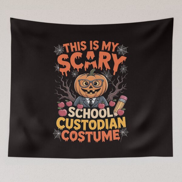 Item preview, This Is My Scary School Custodian Halloween designed and sold by lavethediso.