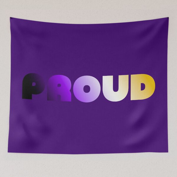Item preview, Proud - Enby Flag designed and sold by sillyjess.