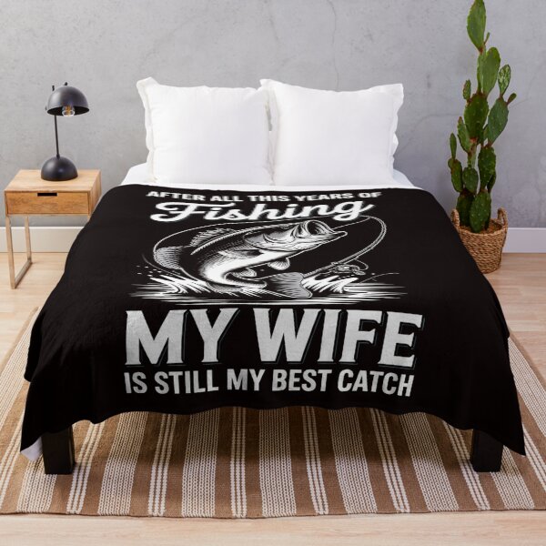Item preview, Couple Husband Fishing Lover My Wife is My Best Catch designed and sold by lavethediso.
