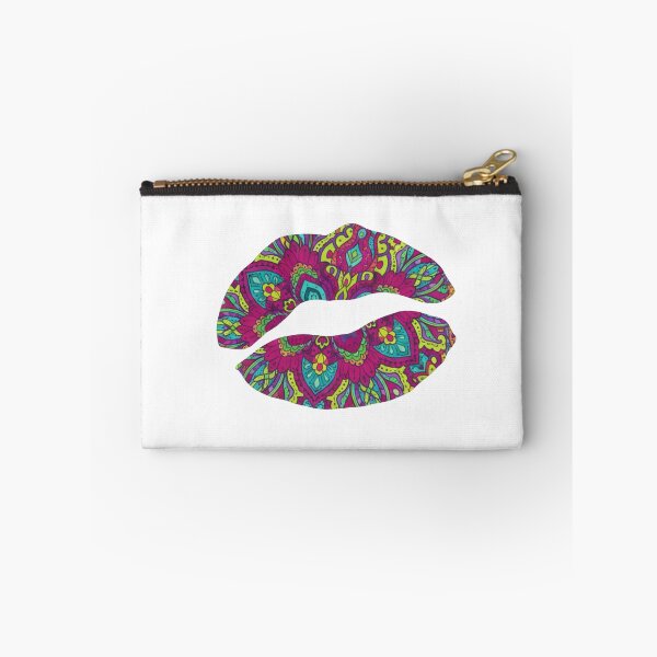 Item preview, Boho Floral Lips: Henna Pattern Pout: designed and sold by ZyVoAli.
