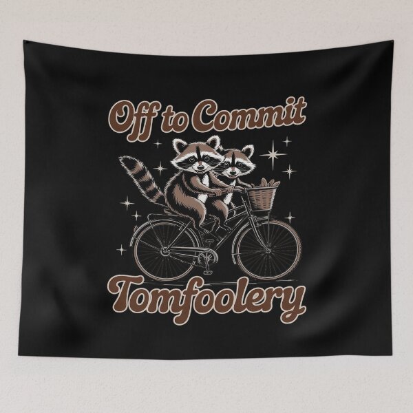 Item preview, Off To Commit Tomfoolery Flower designed and sold by ProudForFunny.