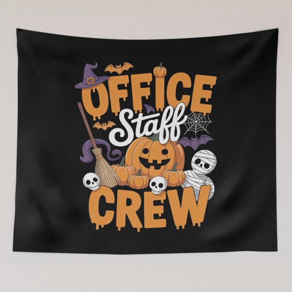 Item preview, Office Staff Boo Crew Halloween Team Spirit Apparel designed and sold by ProudForFunny.