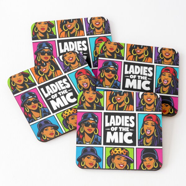 Item preview, Ladies Of The Mic 90s Hip Hop Legends Pop Art T-Shirt designed and sold by LeighlaF45.