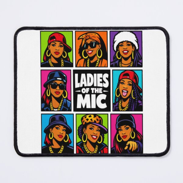 Item preview, Ladies Of The Mic 90s Hip Hop Legends Pop Art T-Shirt designed and sold by LeighlaF45.
