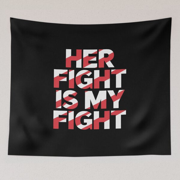 Item preview, Black & Red Ribbon for Her Products SEPSIS Awareness designed and sold by Rrettgison.