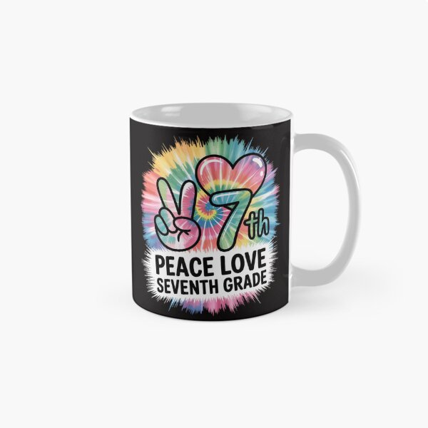 Item preview, Peace Love 7th Seventh Grade Squad Back To School Teacher Men Women Kids designed and sold by czechascheledu.