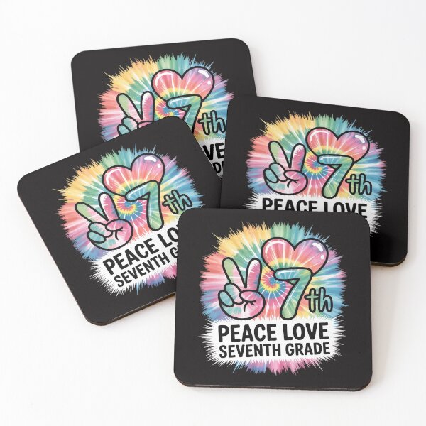 Item preview, Peace Love 7th Seventh Grade Squad Back To School Teacher Men Women Kids designed and sold by czechascheledu.