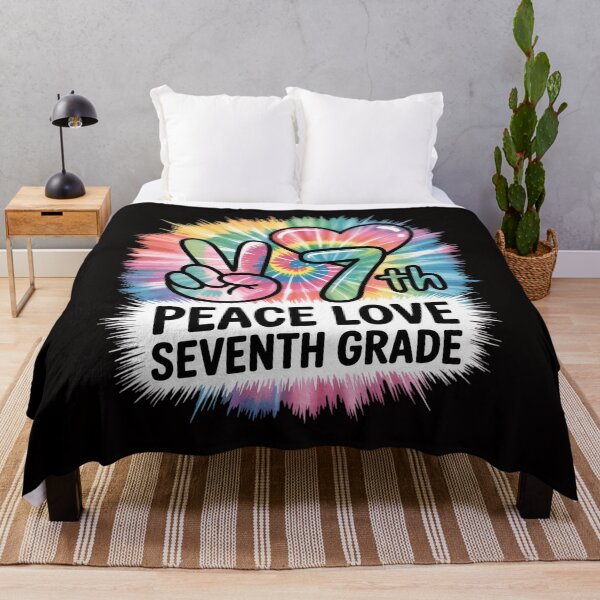 Item preview, Peace Love 7th Seventh Grade Squad Back To School Teacher Men Women Kids designed and sold by czechascheledu.