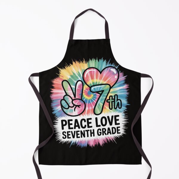 Item preview, Peace Love 7th Seventh Grade Squad Back To School Teacher Men Women Kids designed and sold by czechascheledu.