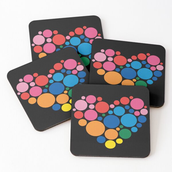 Item preview, Happy Dot Day Heart Colorful Polka Dot Women Teen Girl Kids designed and sold by Rackaam.