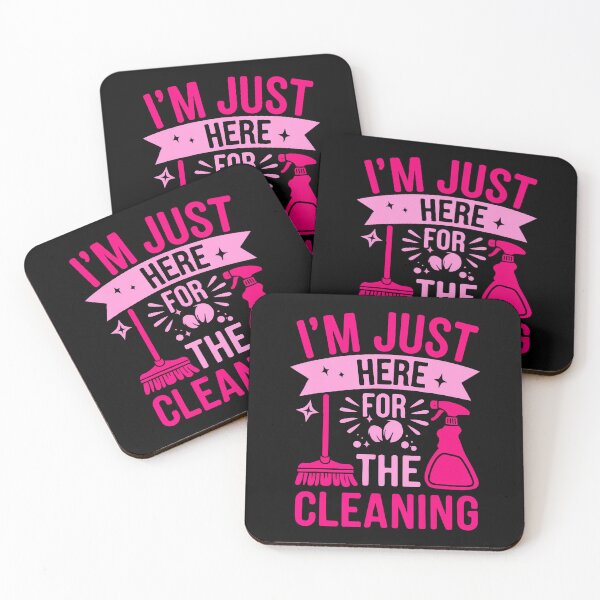 Item preview, I'M Just Here For The Cleaning Cleaning Lady designed and sold by mischwpwarso.