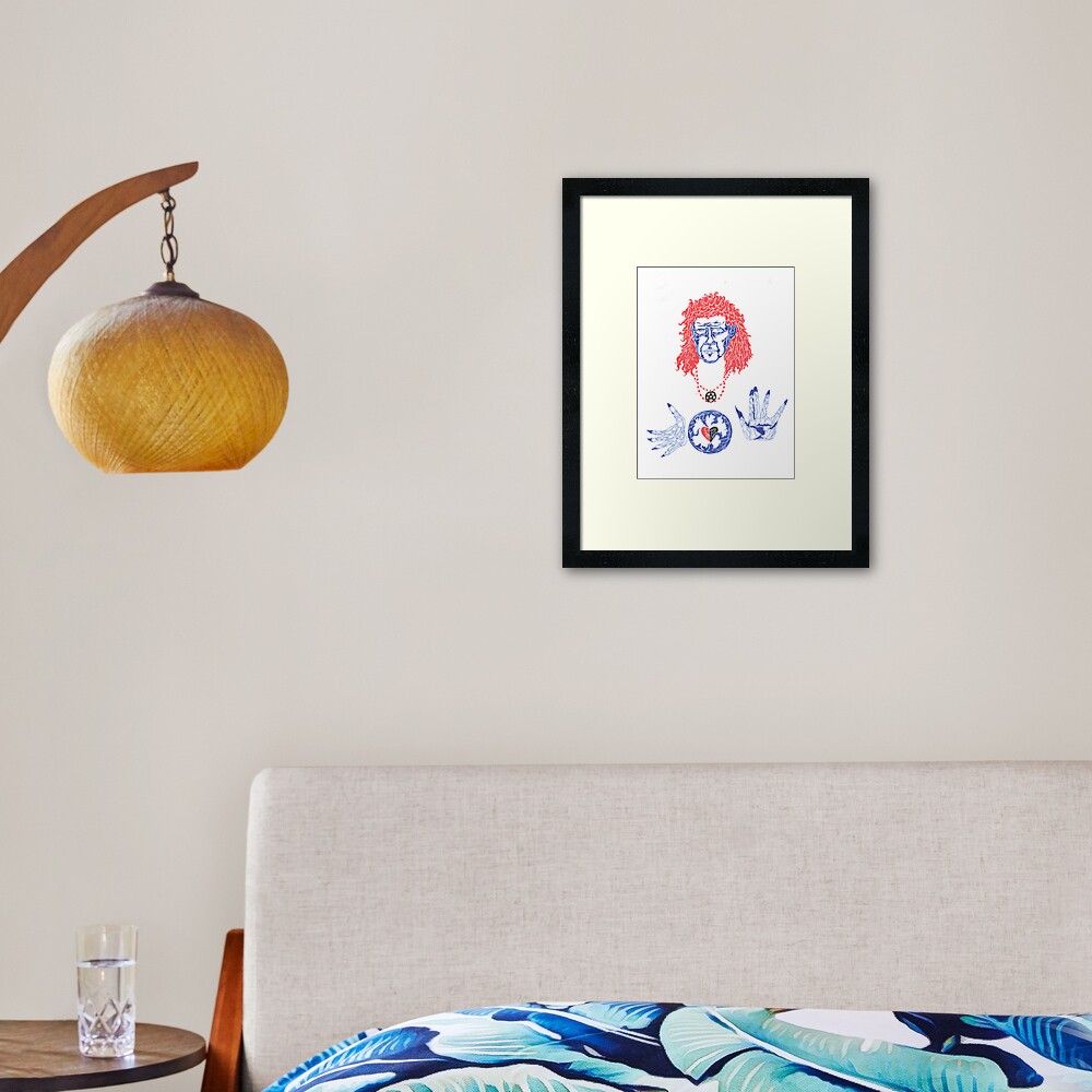 Item preview, Framed Art Print designed and sold by Anthropolog.