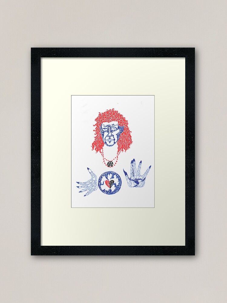 Thumbnail 1 of 7, Framed Art Print, chant designed and sold by Anthropolog.