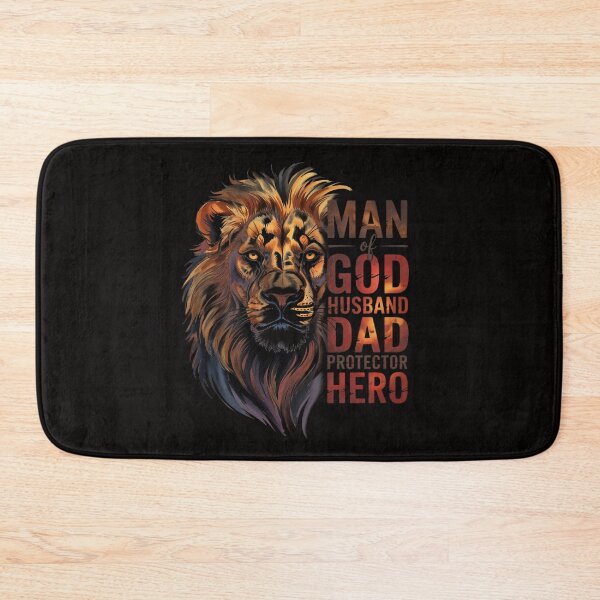 Item preview, Man Of God Husband Dad Protector Hero Happy Father's Day designed and sold by czechascheledu.