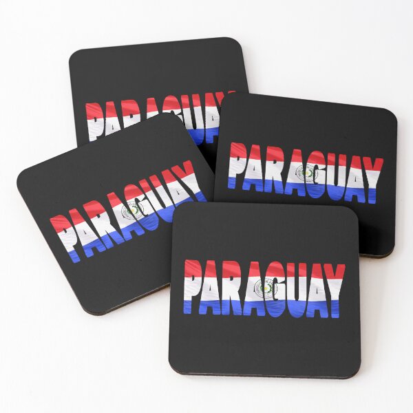 Item preview, PARAGUAY - Flag Flying in Wind cut to Letters Souvenir Sticker Shirt designed and sold by Adam Gormley.