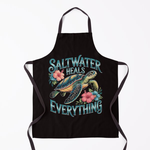Item preview, Saltwater Heals Everything Beach Sea Turtle Beach Lover designed and sold by lavethediso.
