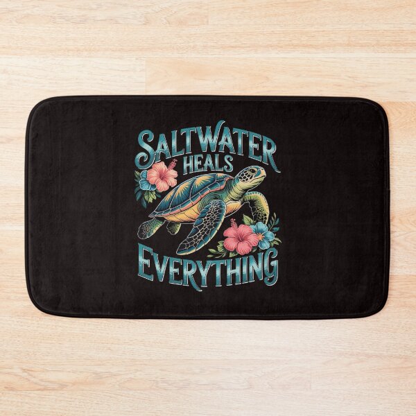 Item preview, Saltwater Heals Everything Beach Sea Turtle Beach Lover designed and sold by lavethediso.