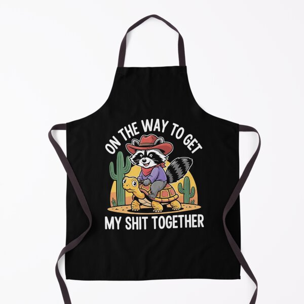 Item preview, On The Way to Get My Shit Together - Raccoon - Quote designed and sold by Libbysharts.