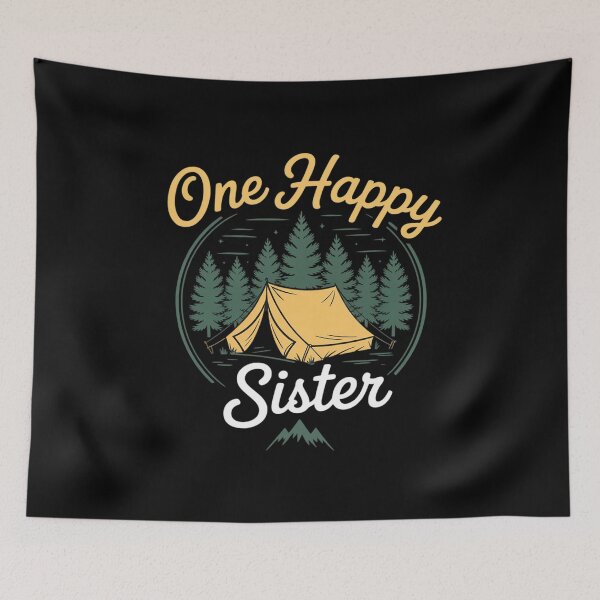 Item preview, One Happy Camper Sister Birthday Camping Family Matching designed and sold by Libbysharts.
