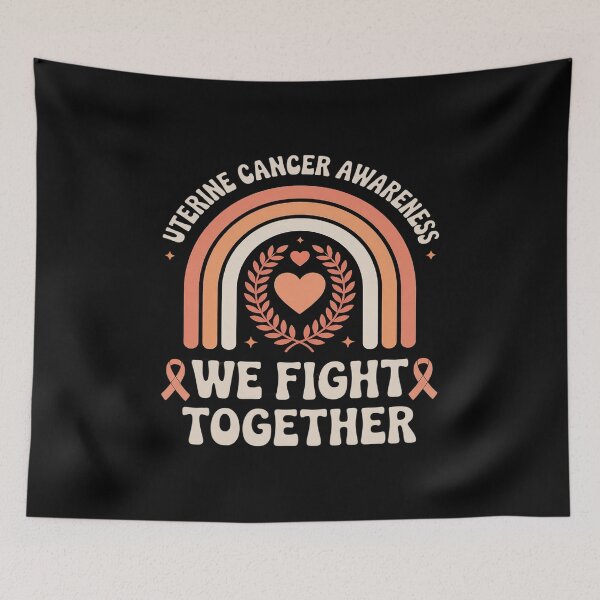 Item preview, We Fight Together Uterine Cancer Awareness designed and sold by RonnasJackson.