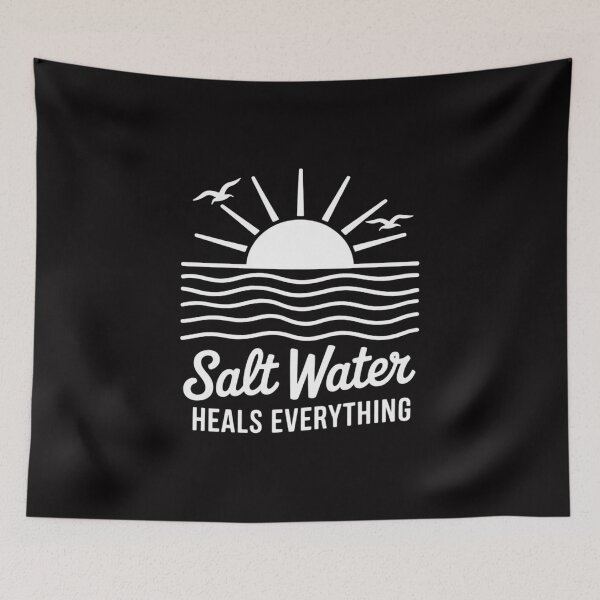 Item preview, Saltwater Heals Everything - Summer Vacation designed and sold by Vexat062Art.
