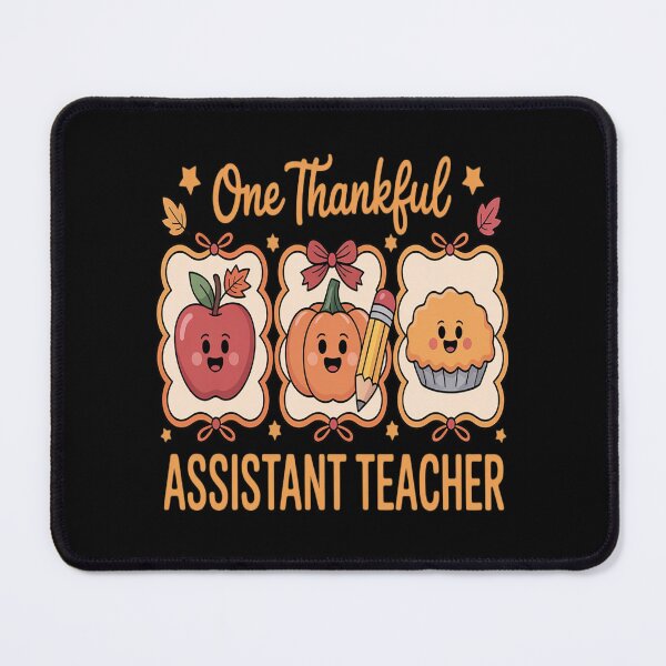 Item preview, One Thankful Assistant Teacher Thanksgiving Fall Pumpkin Pie designed and sold by Libbysharts.
