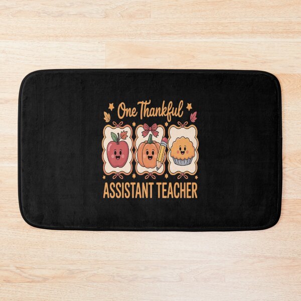 Item preview, One Thankful Assistant Teacher Thanksgiving Fall Pumpkin Pie designed and sold by Libbysharts.