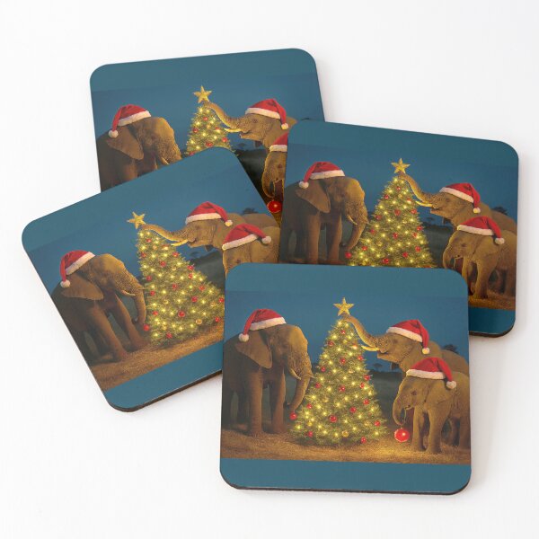 Item preview, Elephants Decorating for Christmas  designed and sold by CarolM.