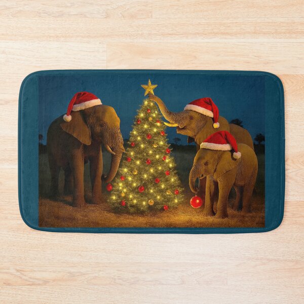 Item preview, Elephants Decorating for Christmas  designed and sold by CarolM.