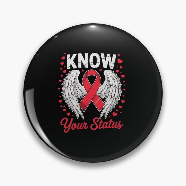Item preview, Womens Know Your Status Aids Awareness HIV Awareness Red Ribbon designed and sold by RonnasJackson.
