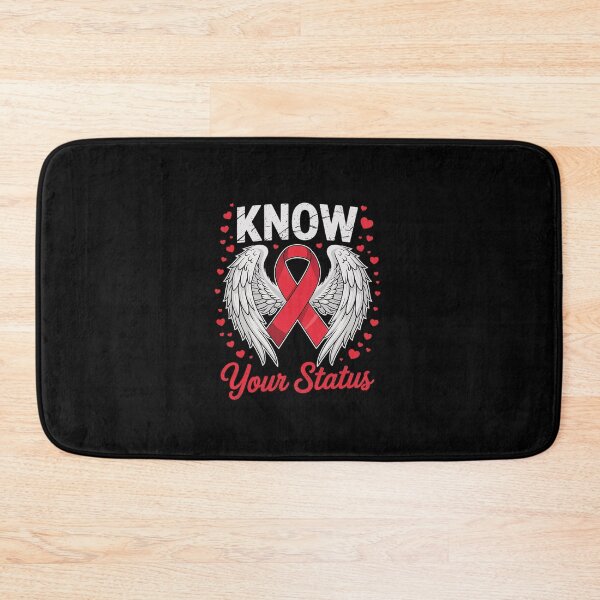 Item preview, Womens Know Your Status Aids Awareness HIV Awareness Red Ribbon designed and sold by RonnasJackson.