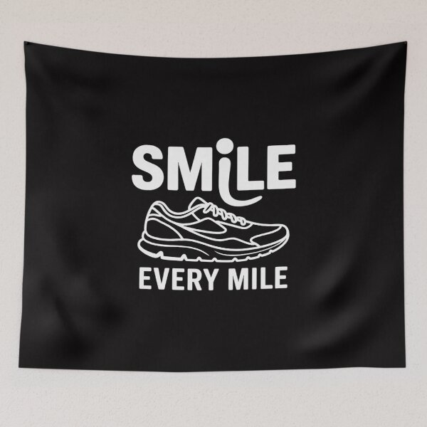 Item preview, running runner smile every mile cool & saying designed and sold by Vexat062Art.