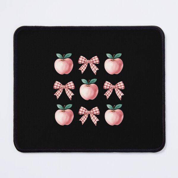 Item preview, Apples and Checkered Bows Clean Girl Cute designed and sold by EllenJast.