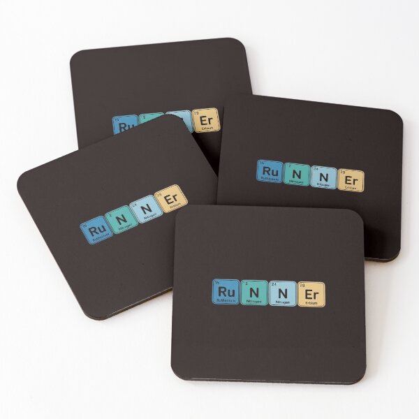 Item preview, Runner Periodic Table Marathon Runners Science Gift designed and sold by MichaelStalkas.