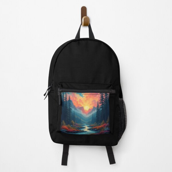 Item preview, Sunset in the mountains. Outdoor scenic view.  designed and sold by SofikoDesigns.