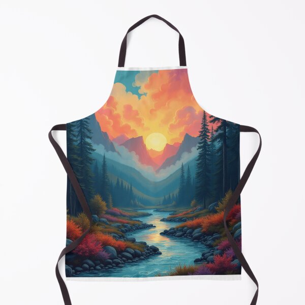 Item preview, Sunset in the mountains. Outdoor scenic view.  designed and sold by SofikoDesigns.