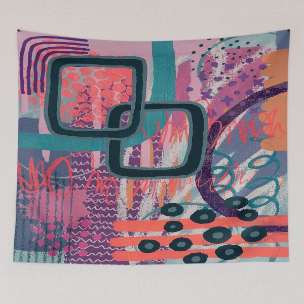 Item preview, Bold Color Fusion: A Statement Piece for Any Room designed and sold by ewartick1.
