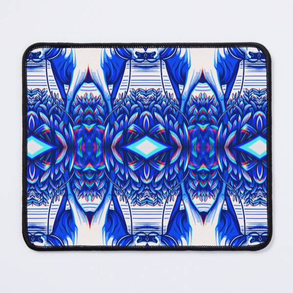 Item preview, Blue Bull Abstract Pattern designed and sold by Lolly's Little Lovelies.