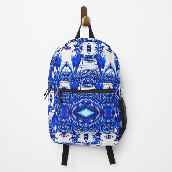 Item preview, Blue Bull Abstract Pattern designed and sold by Lolly's Little Lovelies.
