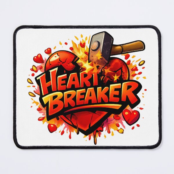 Item preview, Heart Breaker – Urban Graffiti Anti-Valentine Art designed and sold by The Crimson Halo.