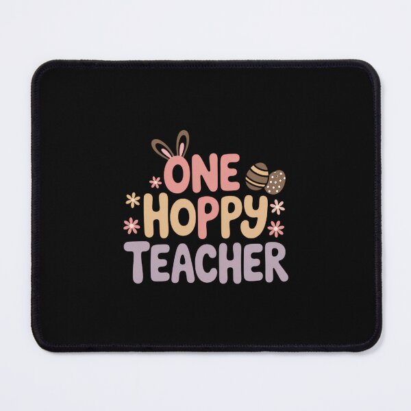 Item preview, One Hoppy Teacher Groovy Easter Day For Teachers designed and sold by EllenJast.