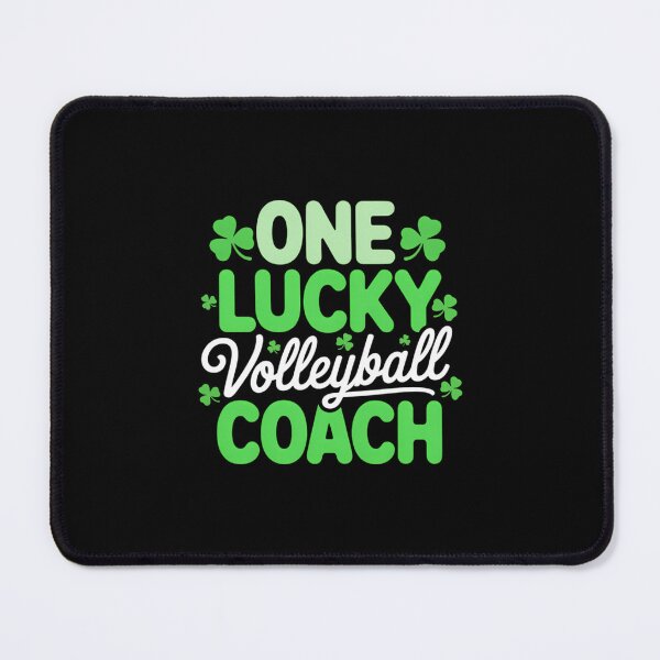 Item preview, One Lucky Volleyball Coach St Patricks Day Shamrock designed and sold by EllenJast.