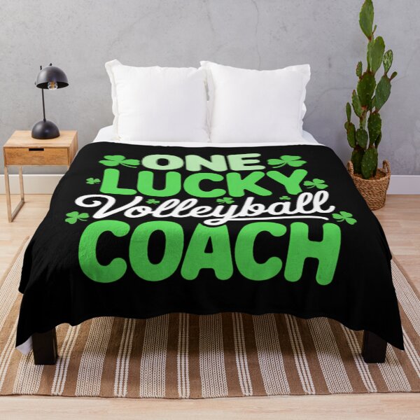 Item preview, One Lucky Volleyball Coach St Patricks Day Shamrock designed and sold by EllenJast.