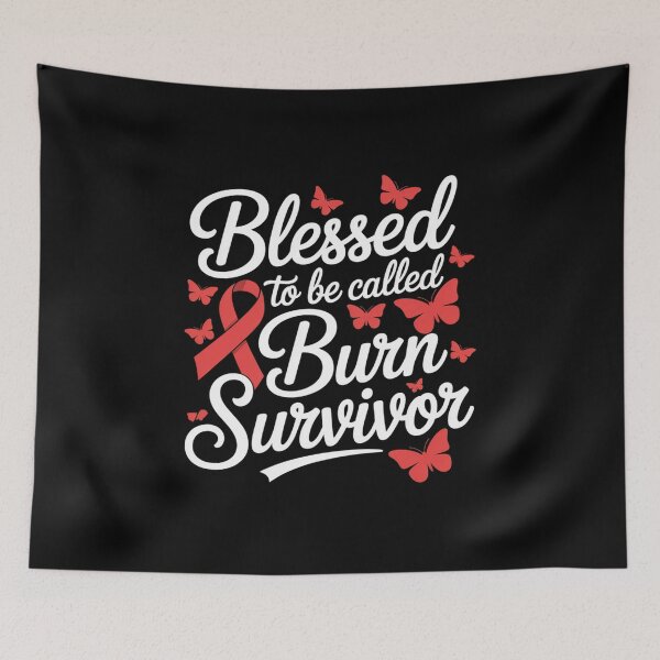 Item preview, Blessed To Be Called Burn Survivor Awareness Fire Accident designed and sold by RonnasJackson.