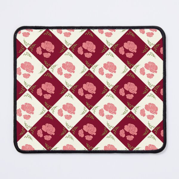 Item preview, Vintage Rose Checkerboard Valentine designed and sold by SulariTDsign.