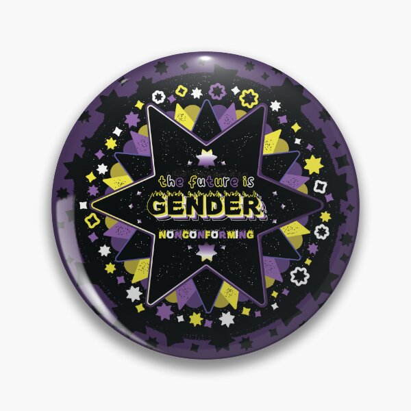 Item preview, The future is Gender Nonconforming [nonbinary] designed and sold by deadbeatprince-typography.