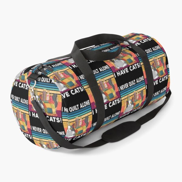 Item preview, I Never Quilt Alone I Have Cats Funny Quilter Cat Quilting designed and sold by caiknelinex.