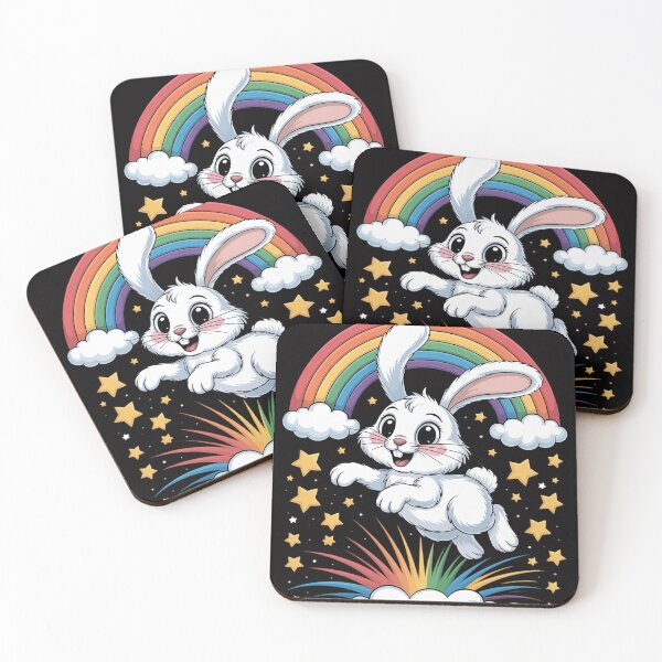 Item preview, Rabbit in the Sky Bunny Rainbow Carrots, Women, Men, Kids designed and sold by Vexat062Art.