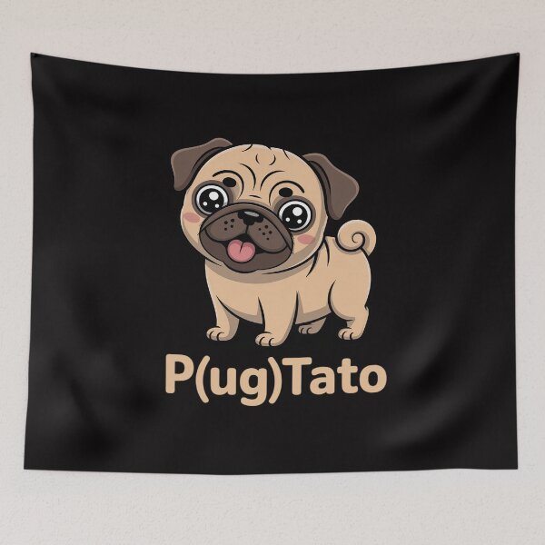 Item preview, Pugtato Pug Potato Dog Lover Gift designed and sold by Vexat062Art.