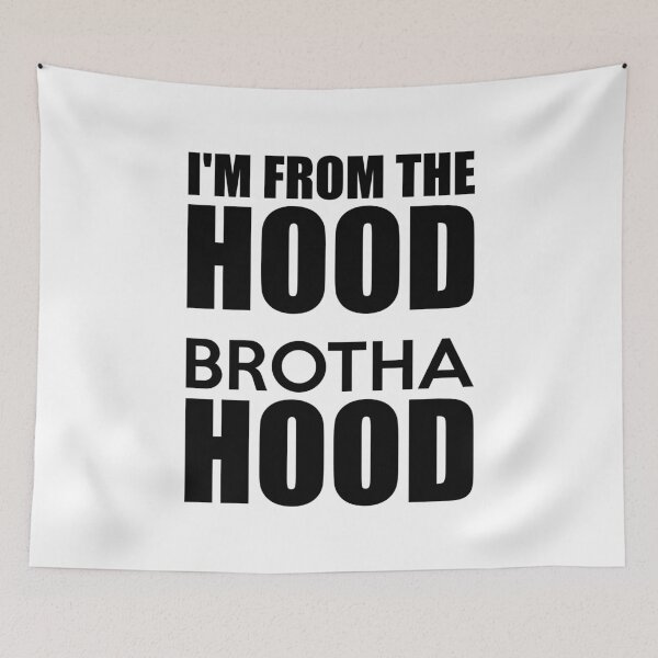 Item preview, I’m From the Hood Brotha Hood Shirt | Better Together -Black designed and sold by allmarkmade.